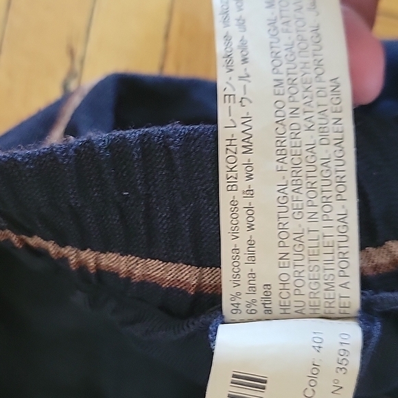 Massimo DUTTI Wool blend Striped Pants US 10 - Picture 6 of 9